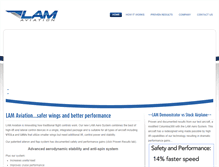 Tablet Screenshot of lamaviation.com